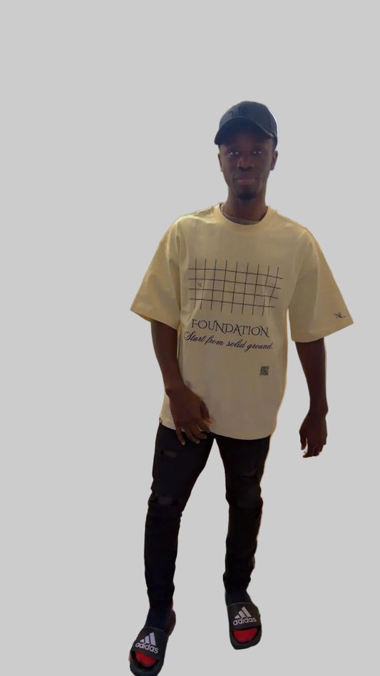 FOUNDATION TEE — OFF-WHITE