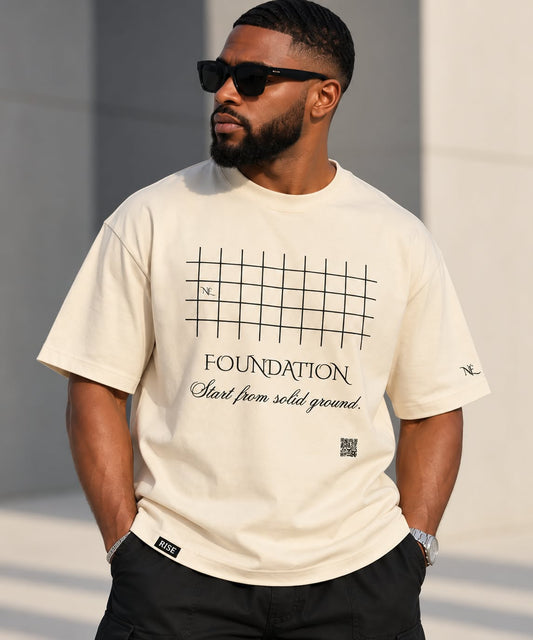 FOUNDATION TEE — OFF-WHITE