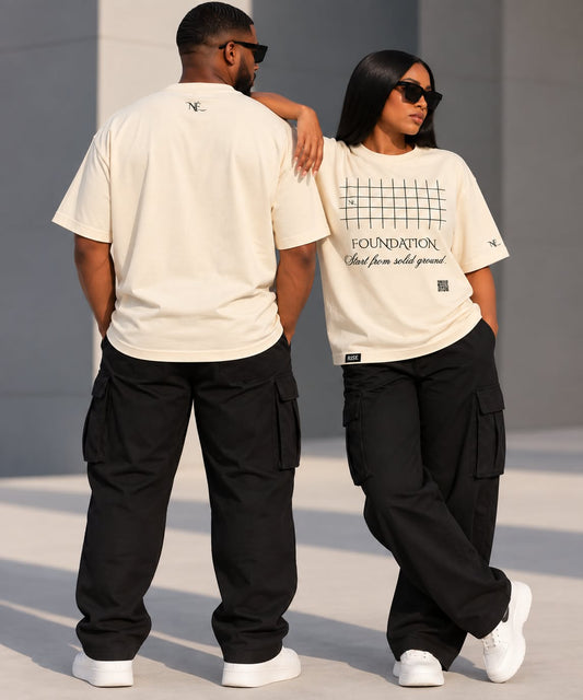 FOUNDATION TEE — OFF-WHITE